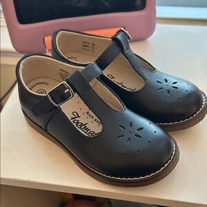 FootMates Navy T-Strap Dress Shoes